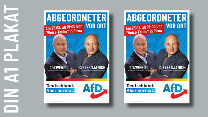 AfD VA Plakat - Abgeordneter vor Ort 25.08.2022